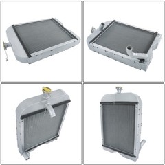 86551430 8N8005 2 low Full Aluminum Radiator For Ford Tractor 2N 8N 9N Model