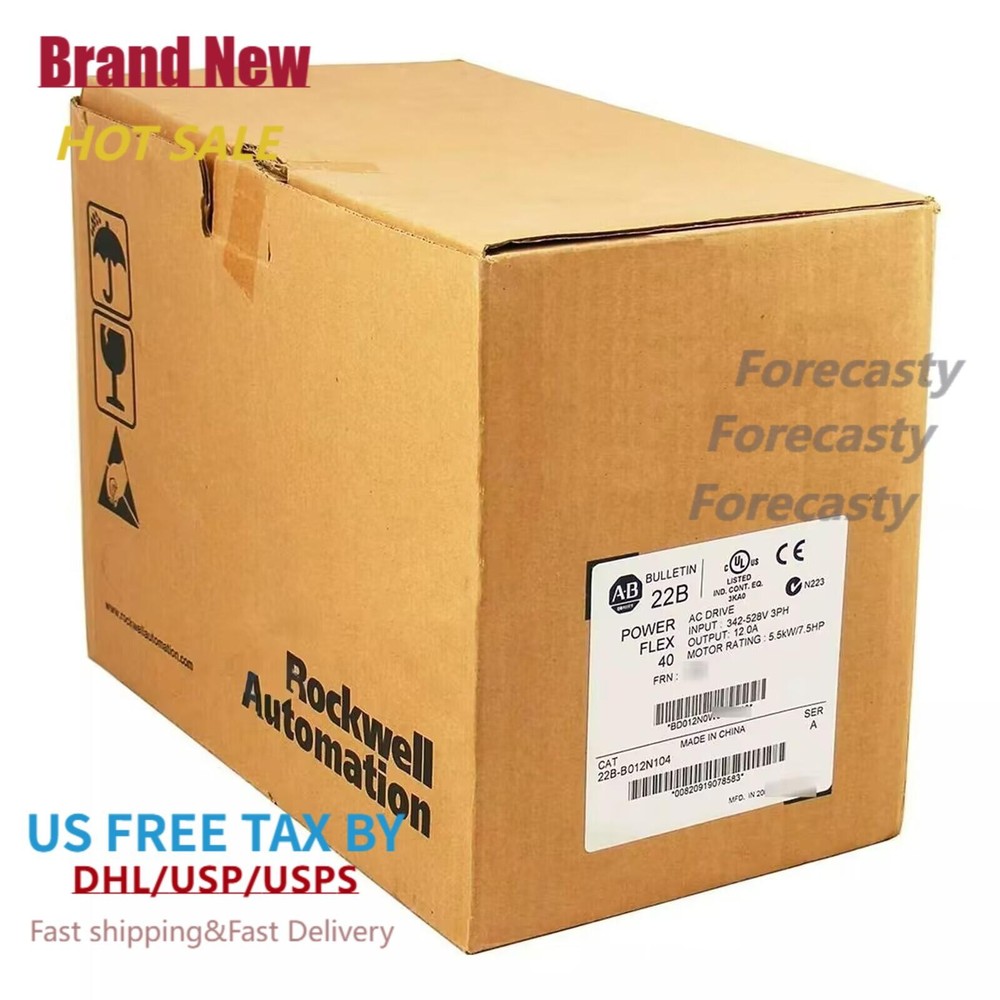 NEW Allen Bradley 22B-B012N104 PowerFlex 40 AC Drive 240V 2.2kW 3HP US Free Tax