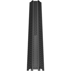 VEVOR 39 in Speed Bump 2000 lbs Cable Hose Protector Ramp Drop Over Cord Cover