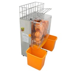 Commercial Orange Juicer Machine 110V Automatic Feeding Lemon Orange Squeezer US