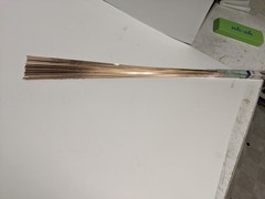 Silvaloy Excel 15 15% Silver Brazing Rods .050 x 1/8 x 20 In 28 Sticks