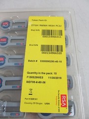 RSA SecurID SID700 Security Token (10 pack) New 11-30-2018