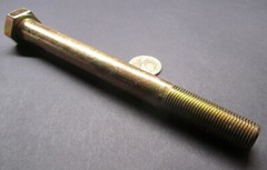 Cap Screw Bolt, PT, GRADE 8 Yellow Zinc Chromate 3/4″-16 x 7.50″ Length, 1 Pcs