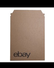 EBay Branded Paperboard Rigid Mailers 9″x11.5″ Envelopes (No Padding) Lot of 10