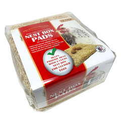 Pecking Order Chicken Nest Box Pads 10 Pack, Made with Great Lakes Aspen Excelsi