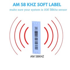5000 Piece Security Label AM 58KHZ Retail Security Sticker