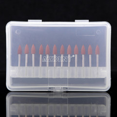 12pcs/kit Dental 0413 Brownie Polishers Friction Grip FG Burs Mini Points 1.6mm