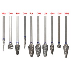 Dental Carbide Tungsten Steel Polishing Drills Acrylic Carbide Burs