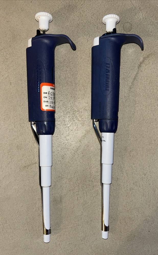 *QTY 2* Rainin L-1000 Pipet Lite ~ LTS 100-1000ul LTS ~ Single Channel. 1C