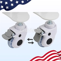 Dental Portable Mobile Cart Delivery Unit System 4Holes with Air Compressor US