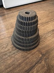 9 South Bend 9″ Lathe 72 64 60 56 48 46 44 40 32 Tooth Change Gear, 9/16″ Bore