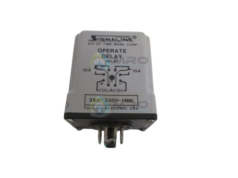 SIGNALINE 360-230V-1MIN OPERATE RELAY UNMP