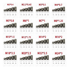 M2 M2.5 M3 M4 M5 M6 M7 M8 M10 M12 Helicoil Thread Insert Wire Insert Repair 304S