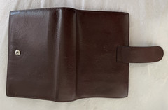 Gillio Firenze Compagna Personal 30mm Dark Brown Italian Leather Planner