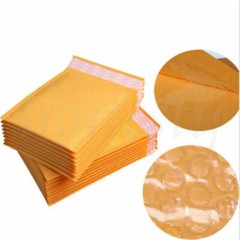 10pcs Yellow Kraft Bubble Mailers Padded Envelopes Shipping Bags Self Seal