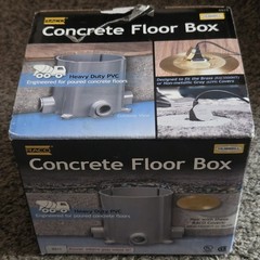 NEW Hubbell Raco 5511 Round Concrete Floor Box Heavy Duty PVC