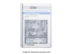 Texwipe TX5741 – TexWrite Cleanroom spiral notebook, 5.5 inch x 8.5 inch, 10/box