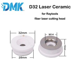 Laser Ceramic Ring Nozzle Holder 32mm for Precitec Raytools Original Fiber Head