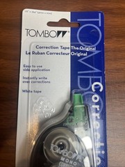 Tombow 68620 MONO Correction Tape, Non-Refillable, 1 Count (Pack of 1), White