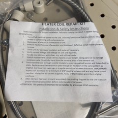 Global Heater Coil Restring Kit 5KW 240V W/fuse 5005 New
