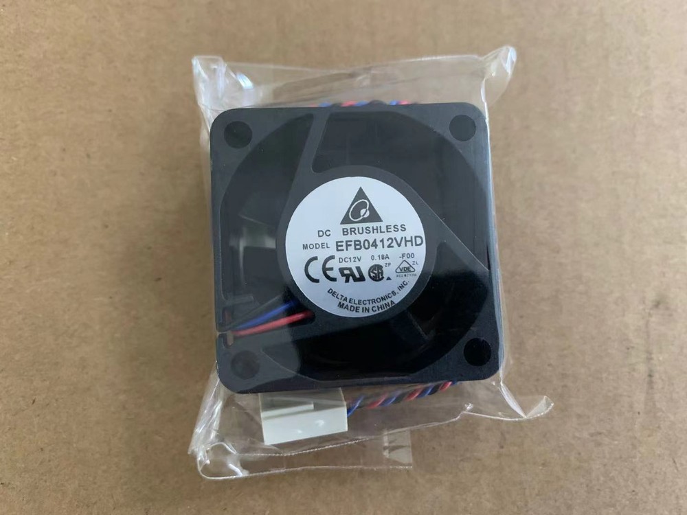For Delta EFB0412VHD F00 40x40x20mm 4020 12V 0.18A DC BRUSHLESS Fan 3pin
