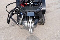 TYPHON STOMP X1300 & STOMP 509 Swing Stump Grinder Mini Skid Steer Attachment