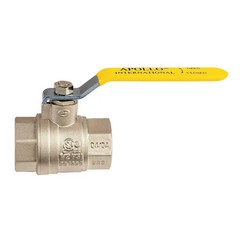 Apollo Valves 94A10401 Ball Valve, 3/4 In Pipe, Full Port, 600 Psi Cwp, Lever