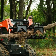 Titan Attachments 48in Economy Skid Steer Root Grapple Bucket Attachment