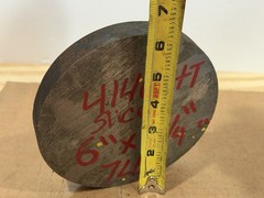 1 Slice 4140 Hot Rolled Steel Bar Round Stock Heat Treated 6” OD x ~3/4”