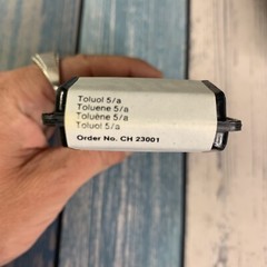 Drager CH 23001 Toluene Short-Term Detector Tubes 5/a (10 Tubes) NEW & SEALED!