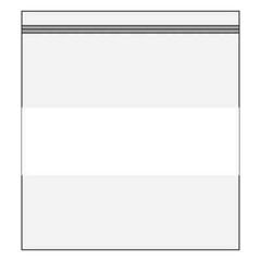 100 ~ 1,000 Pieces White Block Reclosable Plastic Bags 4″ x 4″