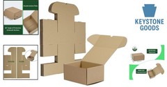 20 Pack Small Brown Corrugated Shipping Boxes – Easy Assemble, Durable & Eco-…