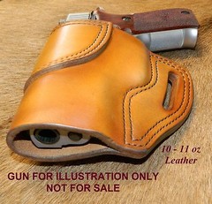 Gary C’s Avenger OWB Left Hand HOLSTER Sig Sauer P220 Carry 3.9″ Heavy Leather
