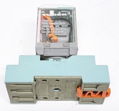 Releco S2-S Relay Socket Base / Turck MR-C Relay C4-A40X C4A40X AC 120V 60Hz