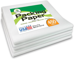 Packing Paper Newsprint Sheets White Moving Supplies Shipping Dishes Recyclable