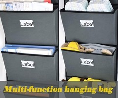 Over the Door Hanging File Organizer 5 Extra Large Pockets Wall Hanging File …