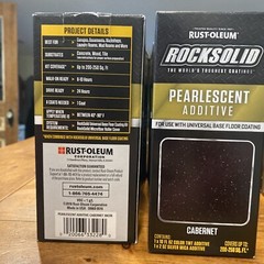 Rust-Oleum RockSolid Pearlescent Epoxy Additive. Cabernet 🔥🔥