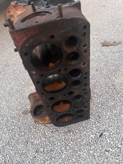 Ford 8N Tractor Side Engine Block With Main Caps & Oil Pump