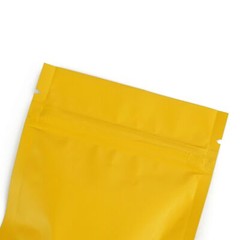100/200/500 Matte Orange Mylar Foil Smell Proof Resealable Zip Seal Lock Bags