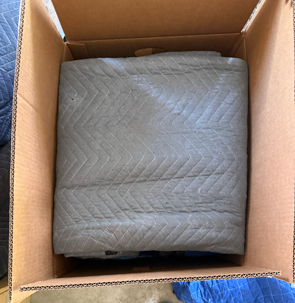 28 heavy moving blankets @ $9 each. 72×80 Used but good condition.