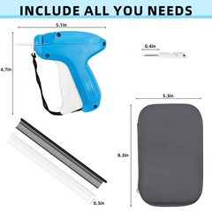 Fine Stitch Gun Mini Kit for Clothes, Quick Clothing Fixer s, Blue
