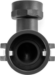 200D90 Polypropylene Cam and Groove Hose Fitting, 2 Pack 90 Degree Elbow Fitting