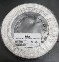 500′ 18/2 solid copper wire 500FT 18 gauge 2 conductor White PVC-red black pair