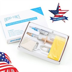 Dental Orthodontic Adhesive Light Cure Band Cement Shade Blue Glue Kit for Brace