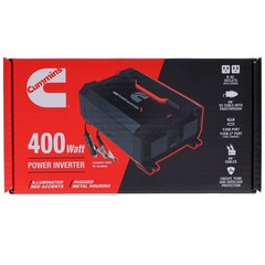 Cummins CMN400 400 Watt Car Inverter DC 12 Volts to 110 Volts AC Converter (F…