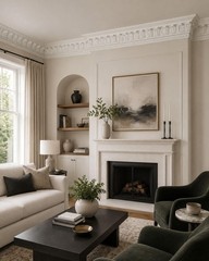 Outwater White Polyurethane Crown Moulding Trim (2 Pack)