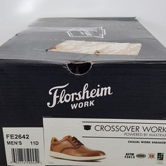 Size 11 – Florsheim Crossover Work MaxTRAX Oxford- Steel Toe / EH -Mens- SFE2642