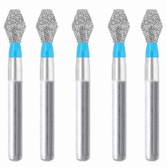 Double Conical Symetrical Short 3.5 mm Dia Medium Diamond Bur 5/PK [1602-EX12]