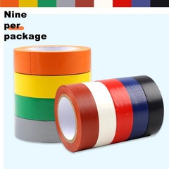 Romeda 9 Pack Coloured Electrical 10 meters x 18 cm x 1.8 cm, Mix Colors