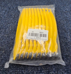 ( QTY 10 ) KLEVER KONCEPT 3ZGL5 Safety Cutter Disp 5-3/4 In. Yellow